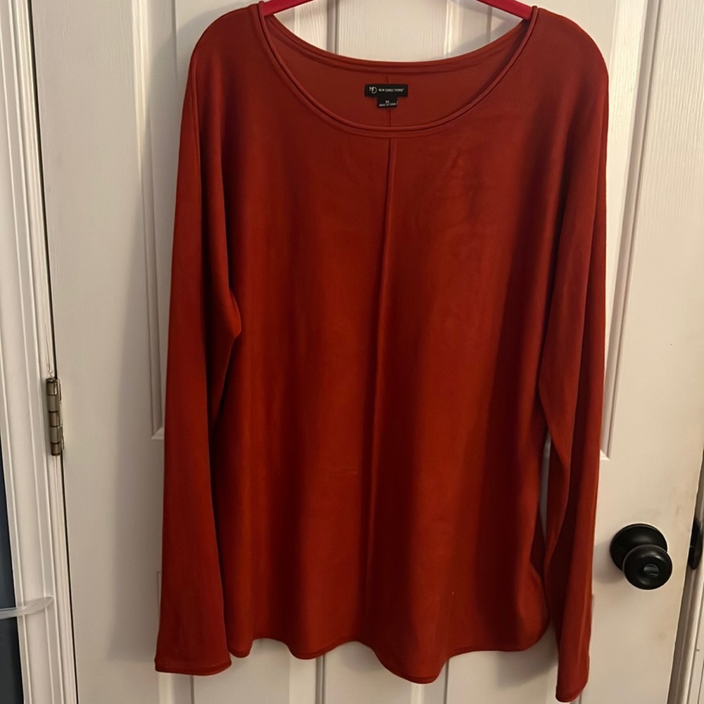 New Directions XL crimson colored sweater